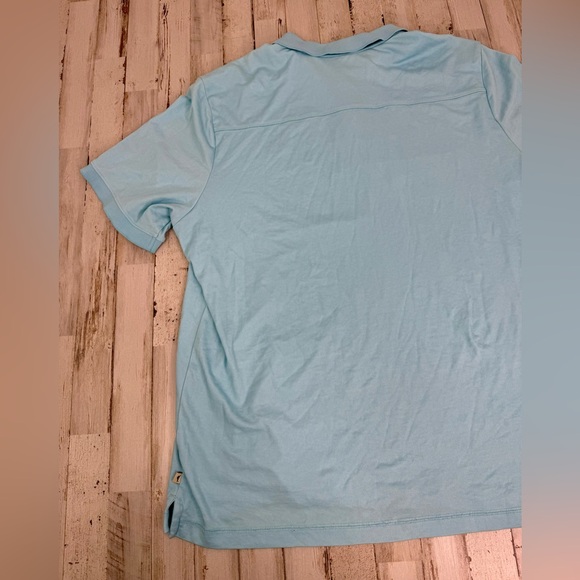 Tommy Bahama Polo Shirt Mens XL Blue Performance Golf Logo Stretch - Picture 10 of 10